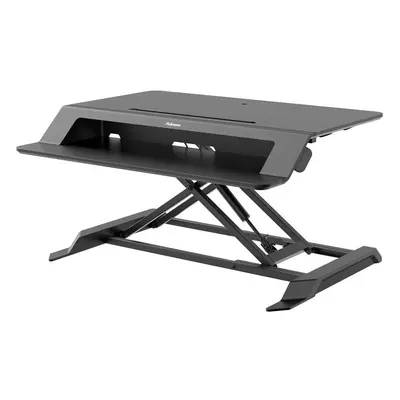 Fellowes Lotus LT Height Adjustable Sit Stand Desk Convertor with Gas Spring