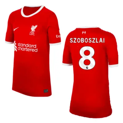 (MB) Liverpool Home Shirt (Kids) (Szoboszlai 8)