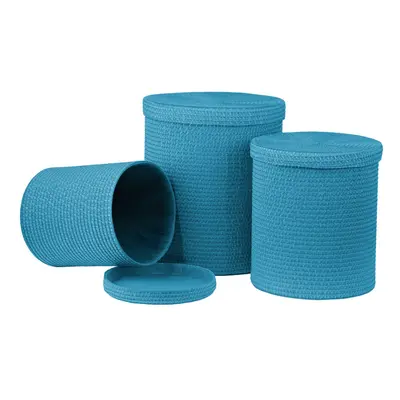 Premier Housewares Turquoise Laundry Baskets - Set of