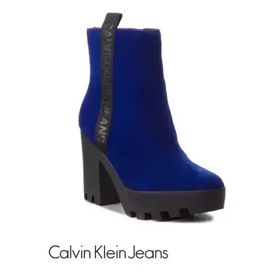 Calvin Klein Jeans Boots Women's Serina Suede Size Uk EU