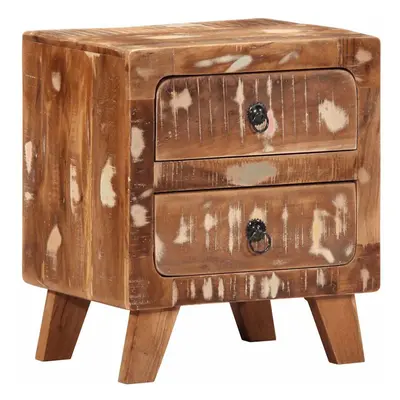 vidaXL Bedside Cabinet 40x32x46 cm Solid Wood Reclaimed bedside table