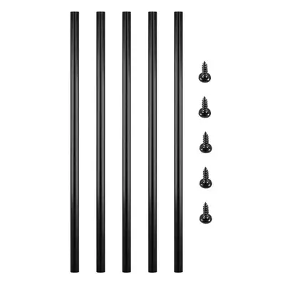 Vevor HJLCYXG26100-5RJVV0 x 0.75 in. Staircase Baluster with Screws, Black - Pack of