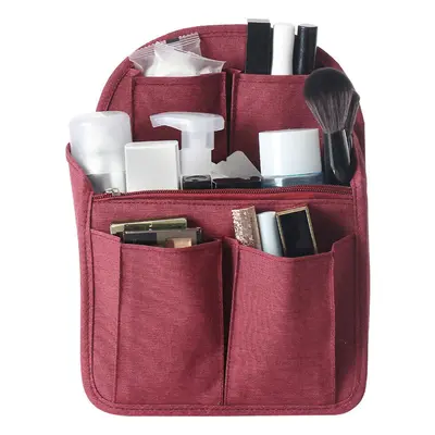 (Wine Red) Simple Casual Backpack Large Capacity Outdoor Comfortable Design Outdoor Laptop Bag