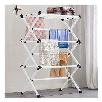 3 Tier Clothes Airer Dryer Large Drying Horse Rack Indoor Outdoor Laundry Stand