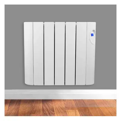 Futura Oil Filled Radiator Wall Mounted Electric Heater 900W Timer