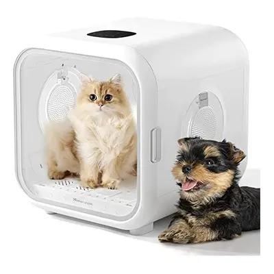 HomeRunPet Drybo Plus Automatic Pet Dryer for Cats and Small Dogs, Ultra Quiet Dog Hair Dryer wi