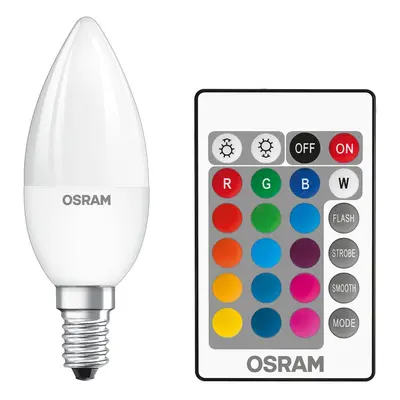 Osram Star+ Classic B Rgbw/LED-Lamp in Candle Shape Base/Dimmablekeit and Remote Controlled Colo