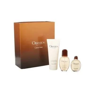 Obsession Pcs Set For Men: Oz Edt Sp + Ml Edt + 3.4 Aftershave Balm