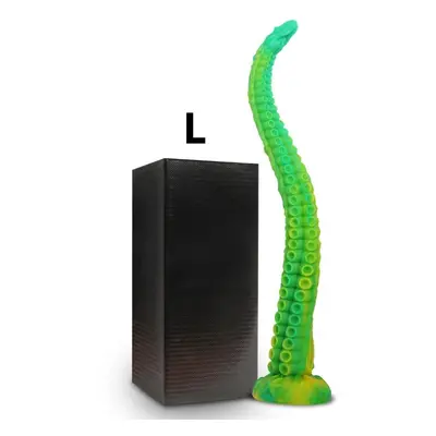 (bright green, L) Long Anal Butt Plug Sex Toy Anus Vagina Dilator Octopus Tentacle Dildo Buttplu