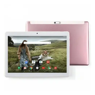 (Add Case, Rose Gold) Tablet PC 10.1 Inch Android Octa Core 4GB/64GB Tablet 3G LTE Phone Call GP