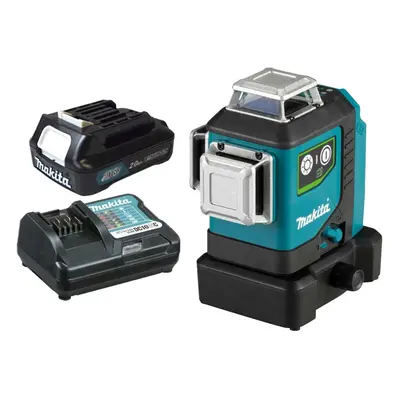 Makita SK700GDZ 12v CXT Multi Line Laser Level Green + 2.0Ah Battery +Charger