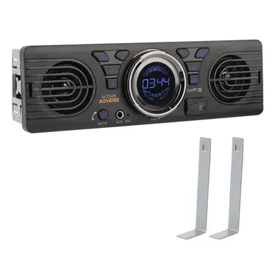 Car Radio Auto-radio Built-in Speakers Bluetooth Hands-free Din Aux Input Fm Audio Mp3 Player Us