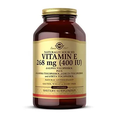 Natural Source Vitamin E mg (400 IU) Softgels - Pack of - Protects Cells From Oxidative Stress -