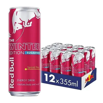 Energy Drink Sugar Free Winter Edition Spiced Pear 355ml x12