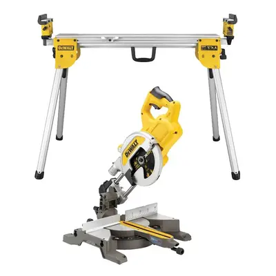 Dewalt DCS777N XR 54v Flexvolt Cordless 216mm Mitre Saw Bare & DE7033 Leg Stand