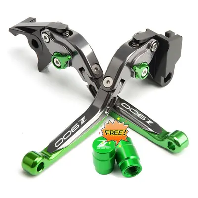 (Grey green) Colors Motorcycle Brake Clutch Levers For Kawasaki Z900 2021 2019 Z Adjustable Fold