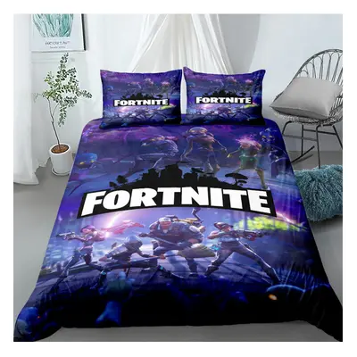 (Style 06, Single) Fortnite Bedding Single Double Duvet Cover GIFT