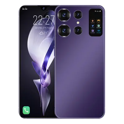 (Purple) S24 Ultra Smartphone,7.0'',Dual SIM