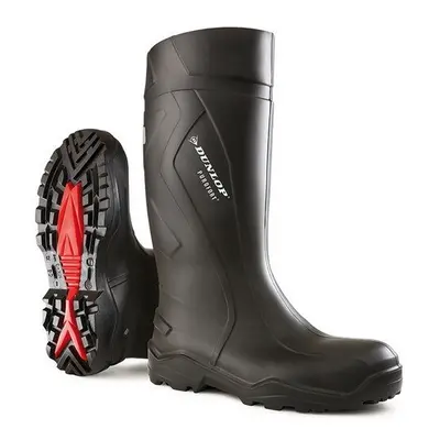 (14 (Adults')) Dunlop C76204106 Purofort + Full Safety Black Wellingtons Size