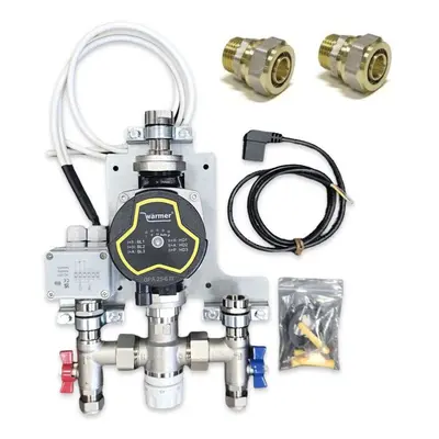 (pipe 16mm x 2,0) SINGLE ZONE CONTROL PACK +PIPE CONNECTION +WARMER 'A' Rated Auto Pump GPA25-6 