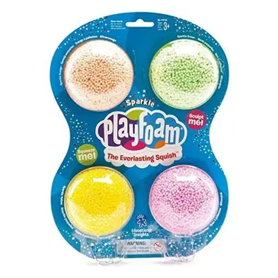 Educational Insights Playfoam Sparkle 4-Pack Fidget Sensory Toy Easter Basket Stuffers for Kids 