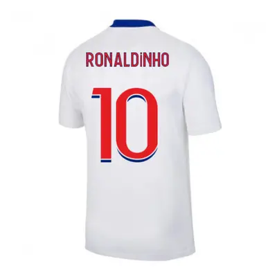 (S) PSG Away Nike Football Shirt (RONALDINHO 10)