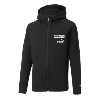 (M) Man City Casuals Hoody Jacket (Black)