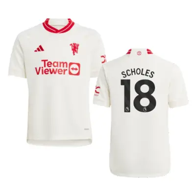 (XLB) Man Utd Third Shirt (Kids) (Scholes 18)