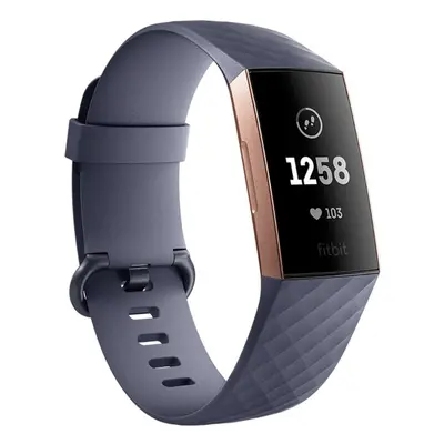 (Blue Grey/Rose Gold) Fitbit Charge Activity Tracker | Swim-Proof Fitness Tracker