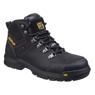 (Black, (Adults')) Caterpillar Framework Leather Black Safety Boots