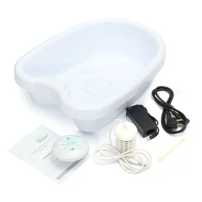 Detox Ionic Ion Generator Foot Baths Cell Cleanse Spa Machine Set With Tub Therapy Health