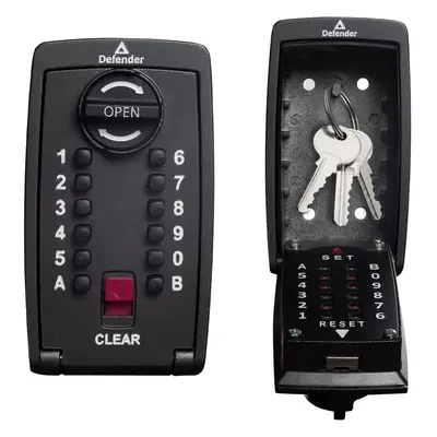 Key Safe Police Preferred Specs - Wall Mounted Outdoor Key Lock Box - Push Button Combination Ke