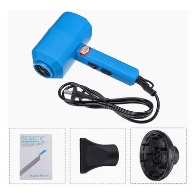 (Blue) 2000w Hair Dryer Household Hair Dryer Negative Ion Hammer Hair Dryer