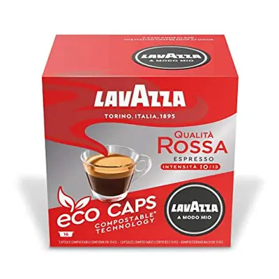 Lavazza A Modo Mio Rossa Coffee Capsules (5 Pack of 16)