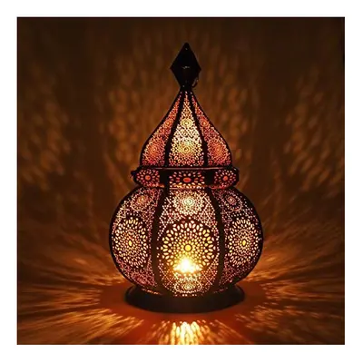 Gadgy Oriental Lamp Metal | Moroccan Lantern with Shadow Effect | Oriental Decoration Handmade c