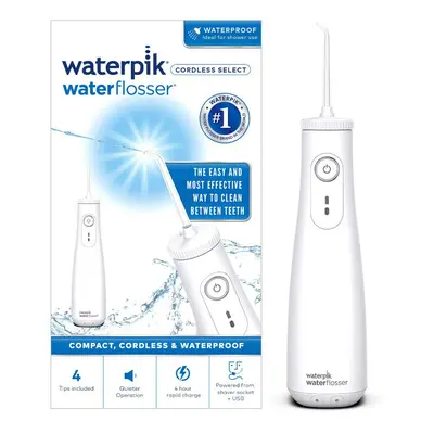 Waterpik Water Flosser Cordless Select Dental Water Jet Flossing WF10 Waterproof