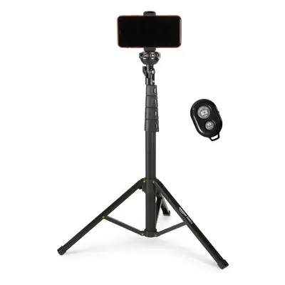 Amazon Basics 64-inch Extendable Tripod for iPhones and Smartphones Selfie Stick Mode and Phone 