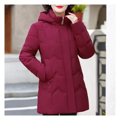 (red, 3XL) Winter Feather Coats For Women New Plus Size Xl-6xl Thick Warm 90% White Duck Down Ja