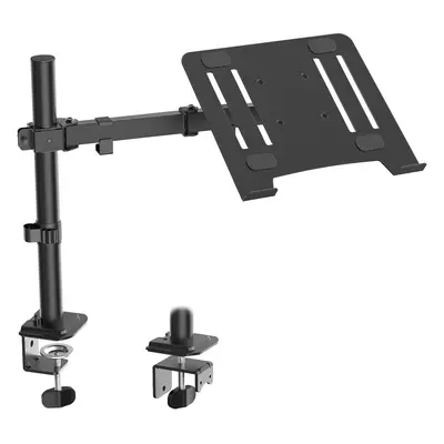 LaptopDeskStand Height Adjustable Single Arm Stand Compatible with Inch Monitors or Inch Laptops