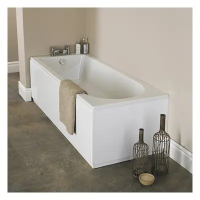 Nuie Barmby 1500mm Standard White Round Single Ended Bath Acrylic