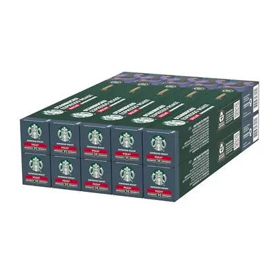 STARBUCKS Decaf Espresso Roast by Nespresso, Dark Roast, Coffee Capsules x (100 Capsules)