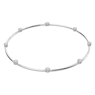 Swarovski Constella Round Cut White Rhodium Plated Necklace