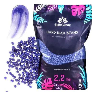 Bella Verde Wax Beans 2.2lb - Hard Wax Beads for Hair Removal - Multipurpose Home Waxing Kit for