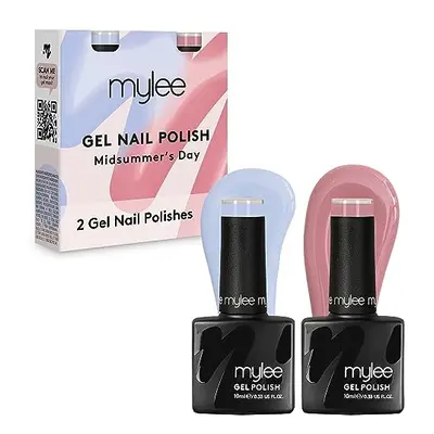 Gel Nail Polish Duo Colour Set 2x10ml [Midsummer's Day] UV/LED Soak-Off Nail Art Manicure Pedicu