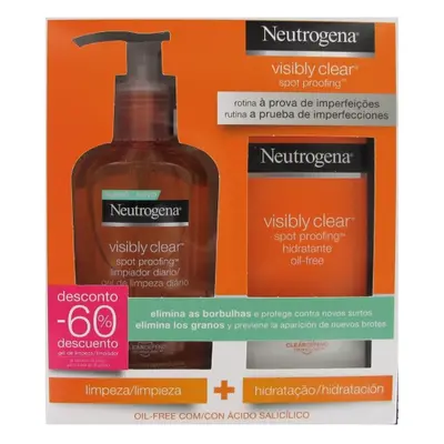 Neutrogena Visibly Clear Daily Wash 200ml Set Pieces