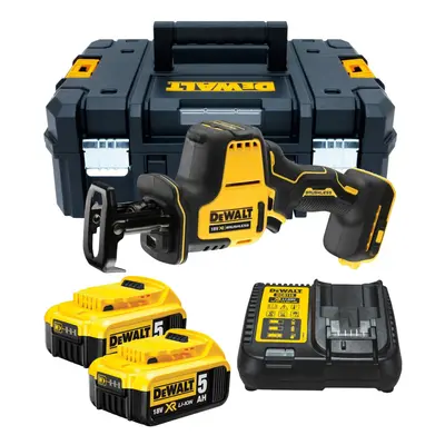 Dewalt DCS369P2 18v XR Sub Compact Brushless Reciprocating Saw - 2x5.0ah Batt