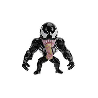 Jada Toys Marvel Spider-Man Venom Metals Die-Cast Collectible Toy Figure, 4, Black with Slime