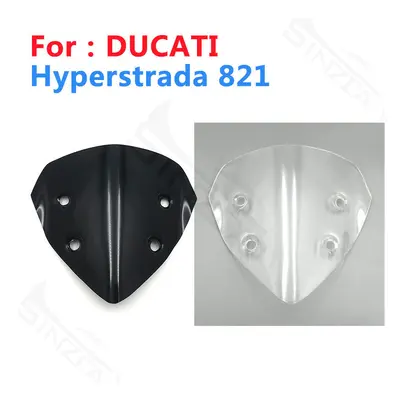 (250MM Black) Ducati Hyperstrada 839 For Motorcycle Windshield Touring WindScreen