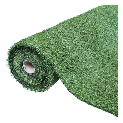 GardenKraft 4m x 1m 15mm Pile High Artificial Grass / Dark Green