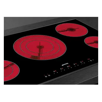 Smeg SE364TD 60cm Universal Aesthetic Zone Ceramic Hob - Black